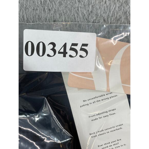 All You Lively Bra Womens 34D Black Wireless Padded Nylon Stretch NWT - Picture 7 of 7